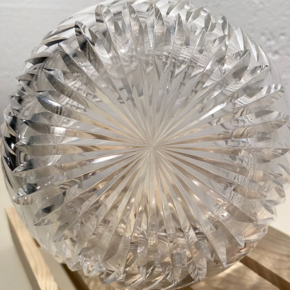 Antique American Rock Crystal Brilliant Cut Glass Vase - Picture 6 of 9